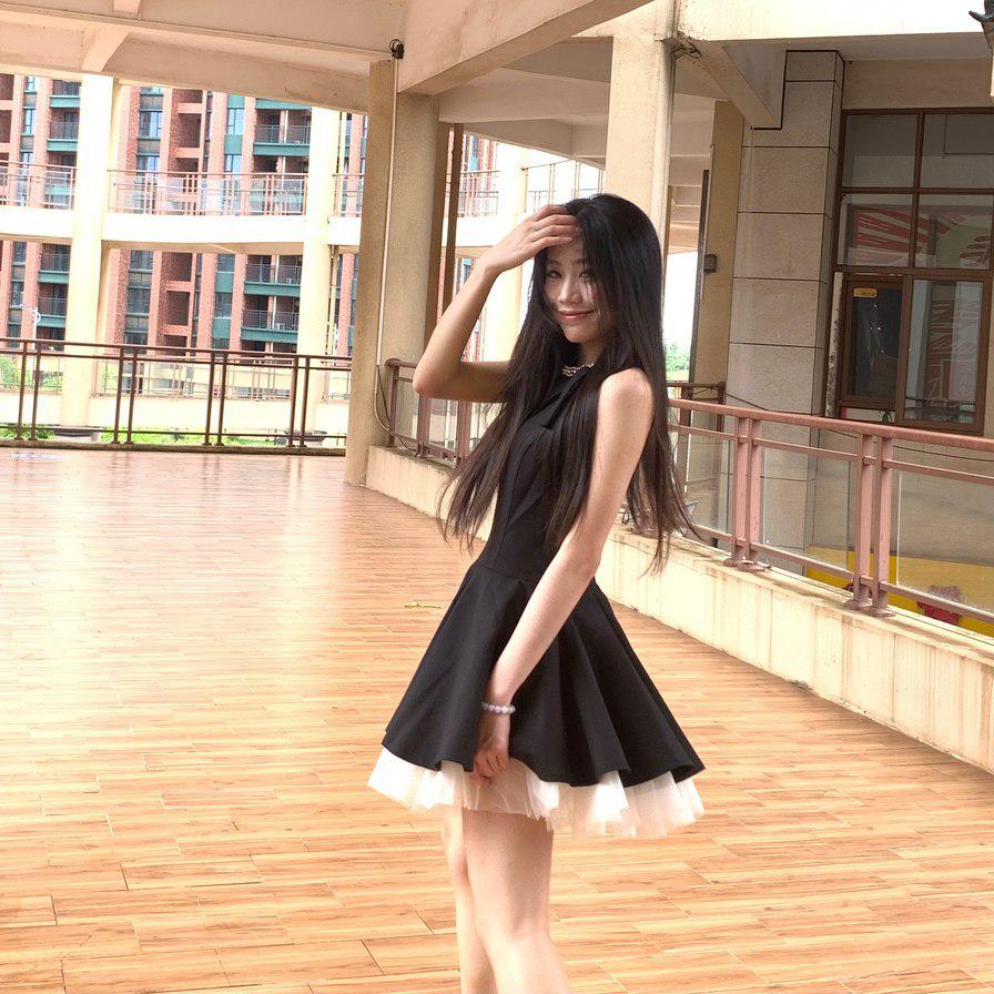 Elegant Black Sleeveless Slimming Little Black Dress for Women - Perfect for Summer Birthdays and Formal Parties
