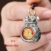 Lucky Pixiu Zodiac Money Bag Keychain: Attract Wealth & Fortune, Car & Bag Ornament for Men & Women