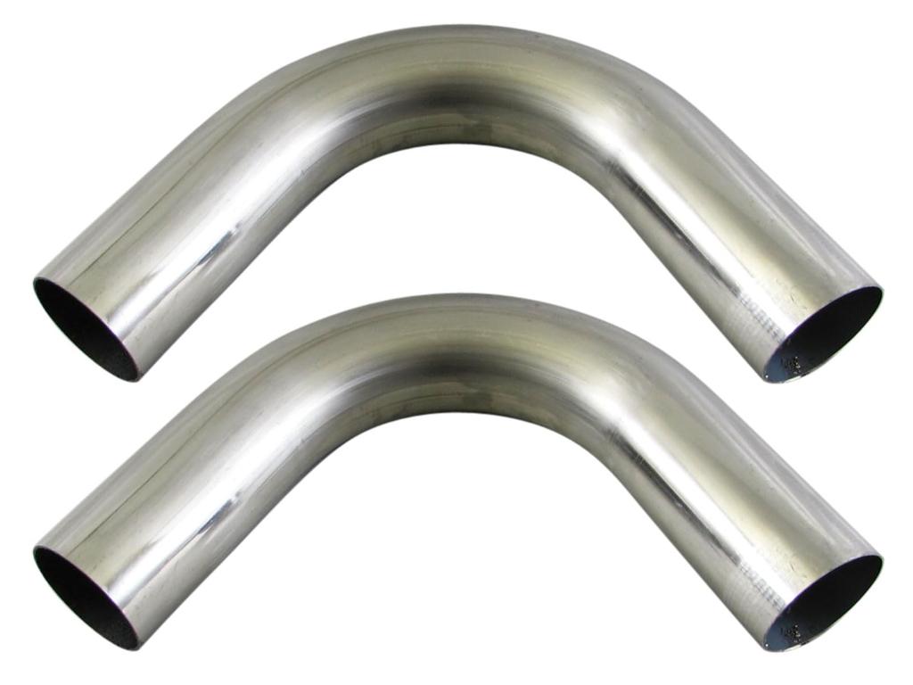 BRIGHTZ Stainless Steel Bent Set 70mm 70 120° Pipe, 1.5mm Thick, 2-Piece [CUR-PIPE-028-2PC] Diameter, 70, 120°