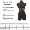 Women Fashion Belt Punk Waist-to-Shoulder Leather Body Harness Suspenders for Women Decorative Belt Gothic Clothing Accessories
