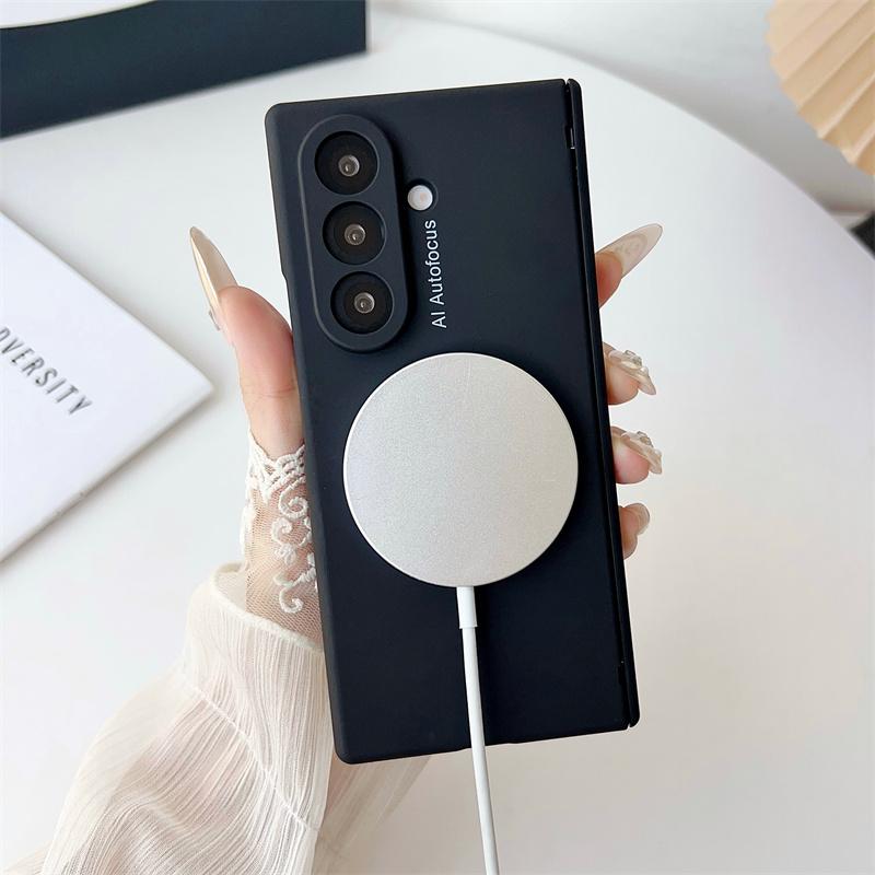 Magnetic Matte PC Hinge protection Full Body Hard case for Samsung Galaxy Z Fold 8 Ultra / 7 6 5 With Tempered Glass