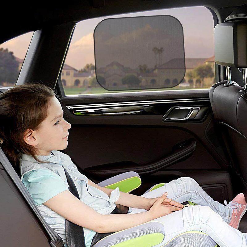 1-5Pcs Universal Car Sunshades Foldable Auto Side Window Rear Windscreen Mesh Sunshade Cover Car Windshield Accessories Exterior