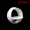 Draft Blocker Duct Connector Damper Ventilation Check Valve Draugh Back Shutter