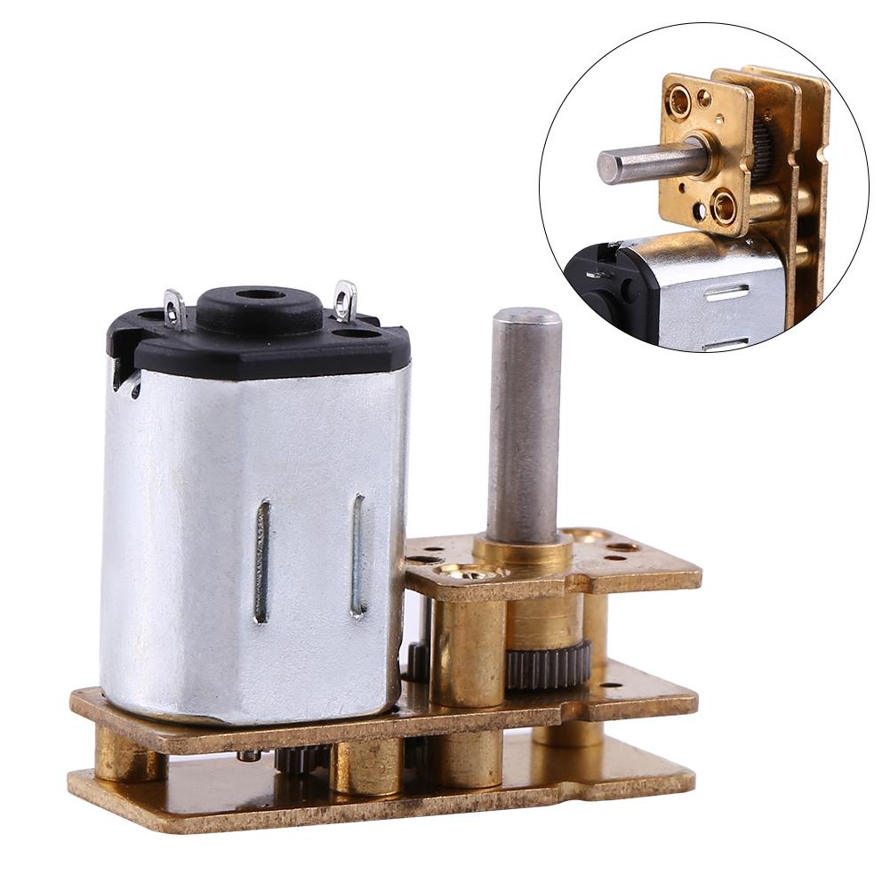 1pc Metal DC 6V 100RPM Micro Electric Geared Motor Speed Reduction Geared Box