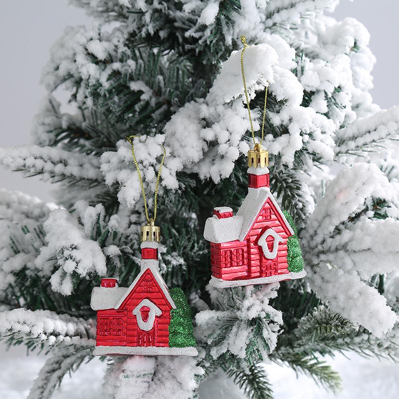 2pcs/set Christmas Tree Hanging Ornament Red White Candy Cane Pendant Navidad Home Xmas Gifts New Year Christmas Decor 2025