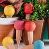 4Pcs Plant Self Watering Spikes Basketball Plant Watering Globes Insert Terracotta