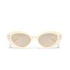 Round Glasses 23087 Triangular Rivets Oval Sunglasses Men'S Cat Eye Retro Sunglasses Women