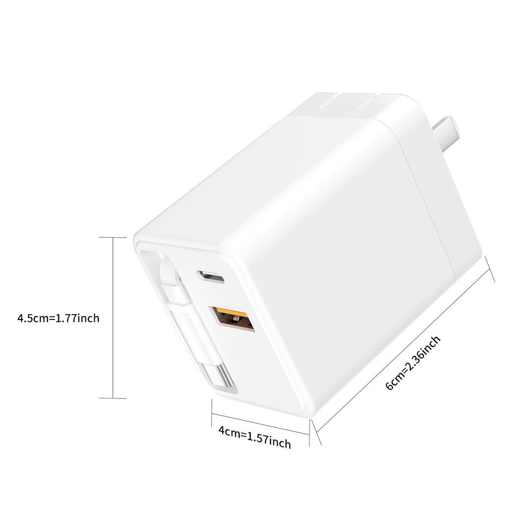 PD20W Fast Charger, US Standard, Type-C, UL Certified, 20W Mobile Phone Fast Charging Head