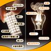 Pack of 6 Ziomitus LED Bulbs, E17 Base, T-Type, E17 Base, Equivalent to 60W-75W Incandescent Bulbs, Daylight White 5000K, 750lm
