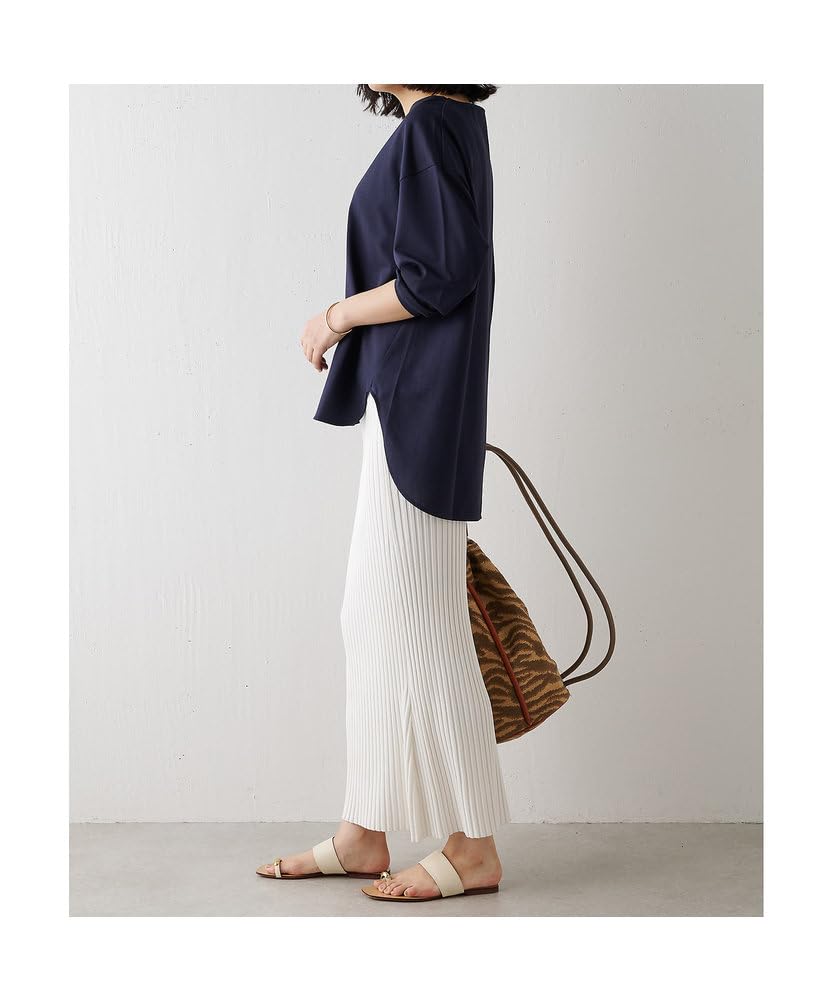 Whim Gazette Knit Fit Skirt WGZ1001201A0008 Free Size Ecru