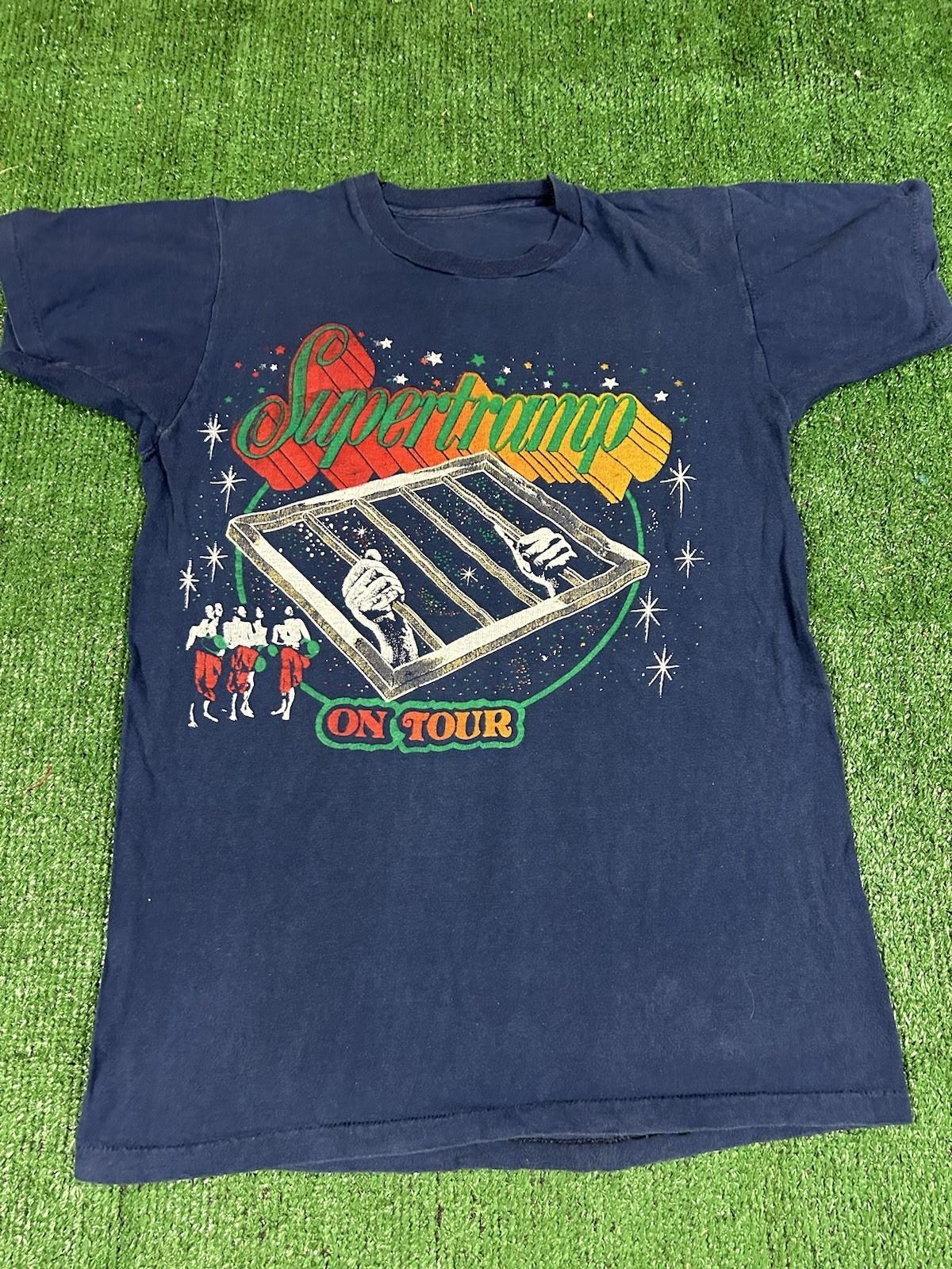 Supertramp Band On Tour Parking Lot Navy T-shirt S to 5XL 2F1680 M