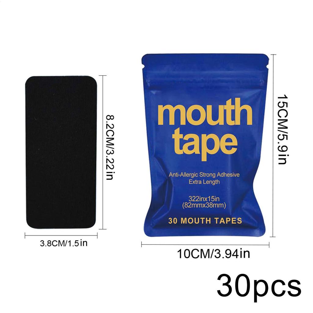 30pcs Snoring Mouth Tapes Improve Sleep Patches Neurasthenia Sleeping Anti-Snoring Insomnia Aid Patch Breathing Mouthpieces