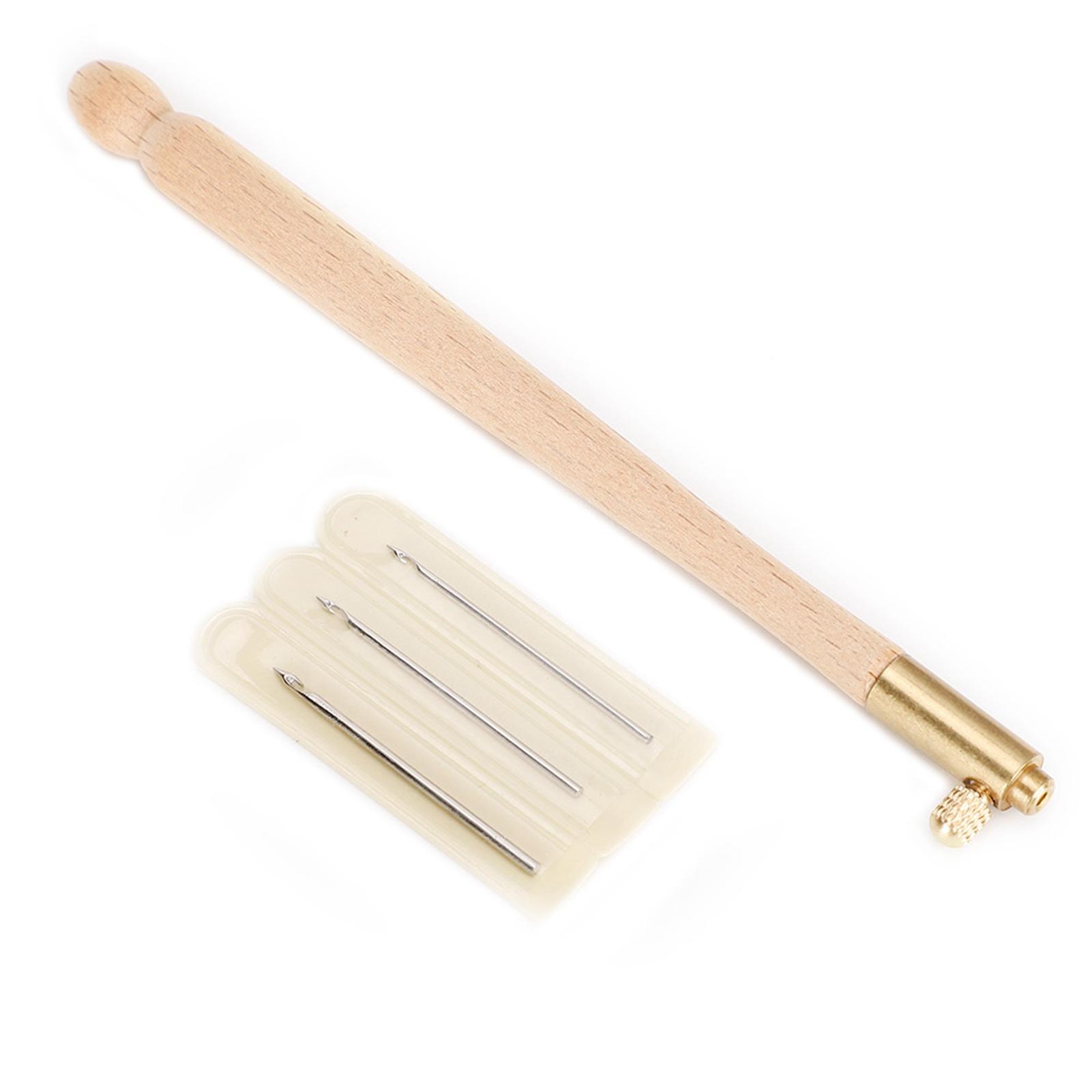 

Набор инструментов для шитья и вышивки своими руками, крючки для вязания бисером с 3 спицами