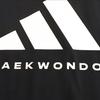 Adidas Taekwondo Round Neck Pullover Breathable Short Sleeve T-Shirt Simple Fashion Drawstring Shorts Casual Sports Suit ADICLTS24TK-BW+S21ATMSH3T-BW
