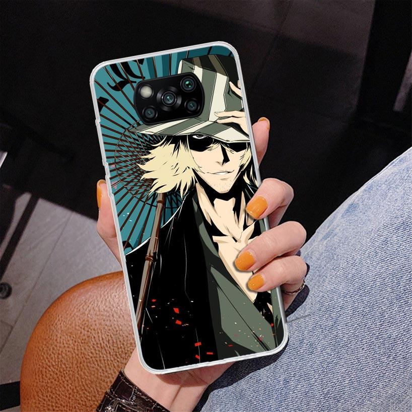 Bleach Kisuke Urahara Phnoe Case for Xiaomi Poco X5 X6 X7 Pro X4 Gt F7 Ultra M8 M7 Redmi 15C 15 13C 13 12C 12 Unique Cover Coque