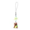 Adorable Capybara Beaded Phone Charm Cute Handcrafted Resin Keychain Pendant for Young Women and Fashion Enthusiasts
