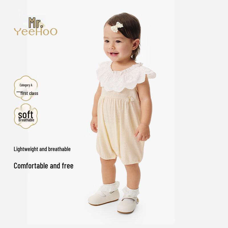 YEEHOO Baby Girl Summer Casual Short Sleeve Romper 66