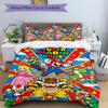 3Pcs Super Mario Bros Adventure Bedding Set Quilt Cover Pillowcase Home Christmas Xmas Halloween Gift 1 Duvet Cover 2 Pillowcase M928278