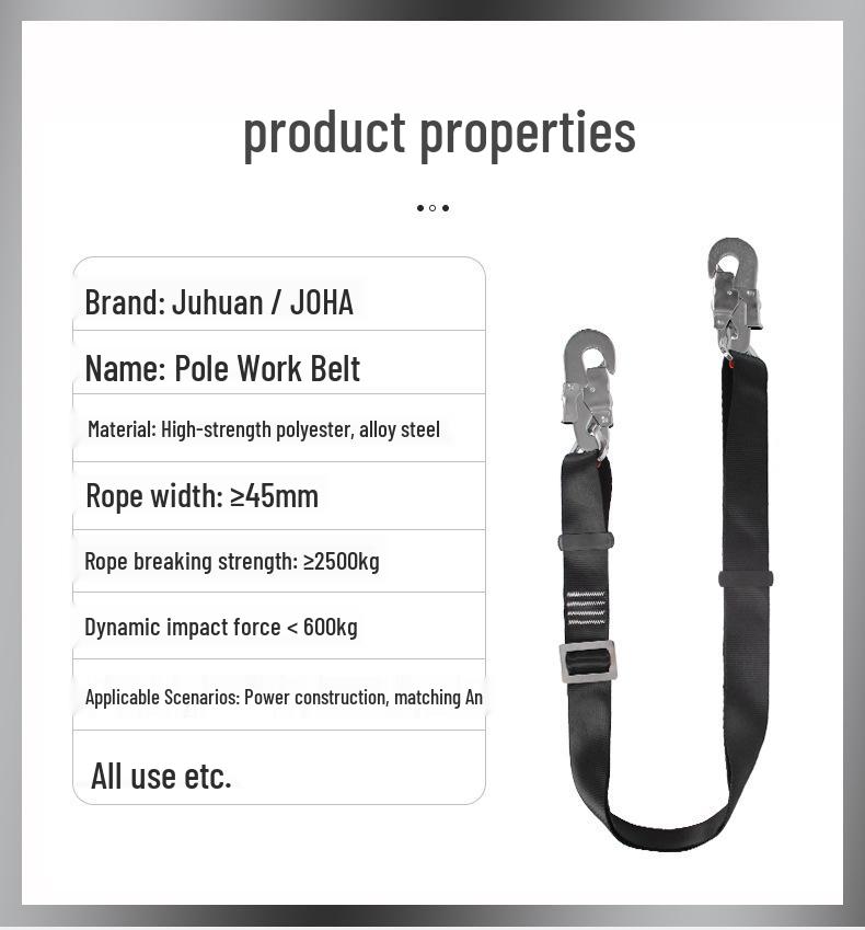Five-Point Full Body Fall Protection Safety Harness for Electricians