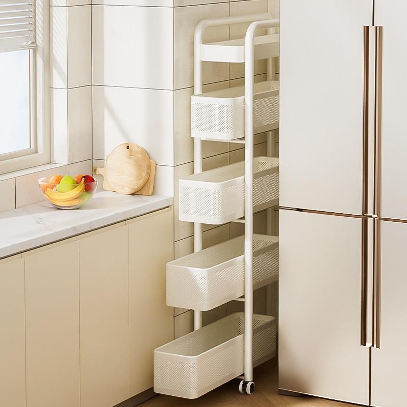 Compact Multi-layer Storage Rack for Kitchen and Bathroom