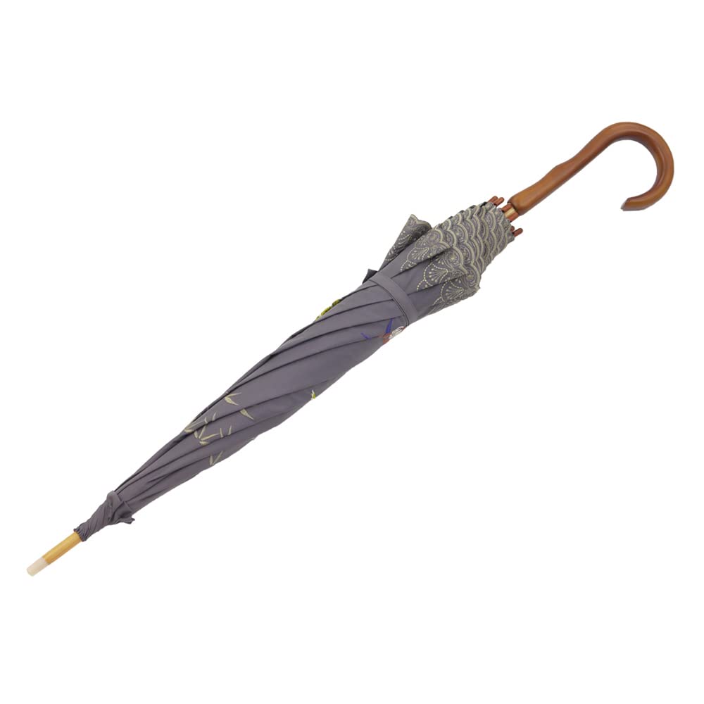 Long 1st Grade for Both Sunny and Rainy Heat Heat UV Upholstery [Chinoiserie Modern] Parasol, Parasol, Blackout, Weather, Shielding, Dissipation,