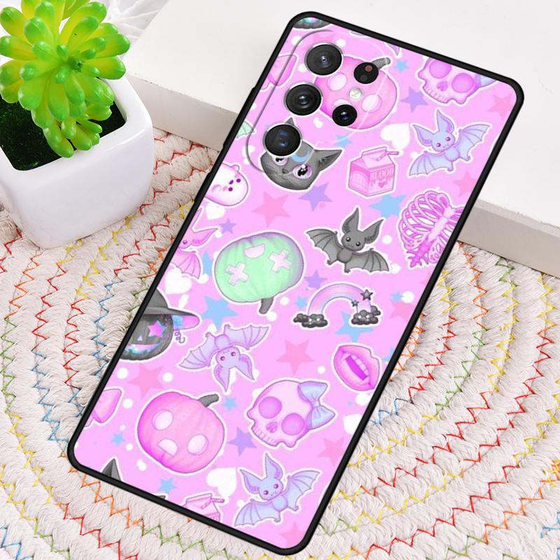 Custodia per Telefono in Silicone Goth Strega Pastello Girly per Samsung Galaxy note 10 pro S26 S25 S24 S23 S22 S21 Plus S25Ultra Capa Cover