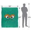 Sesame Street Face Oscar The Grouch Blanket