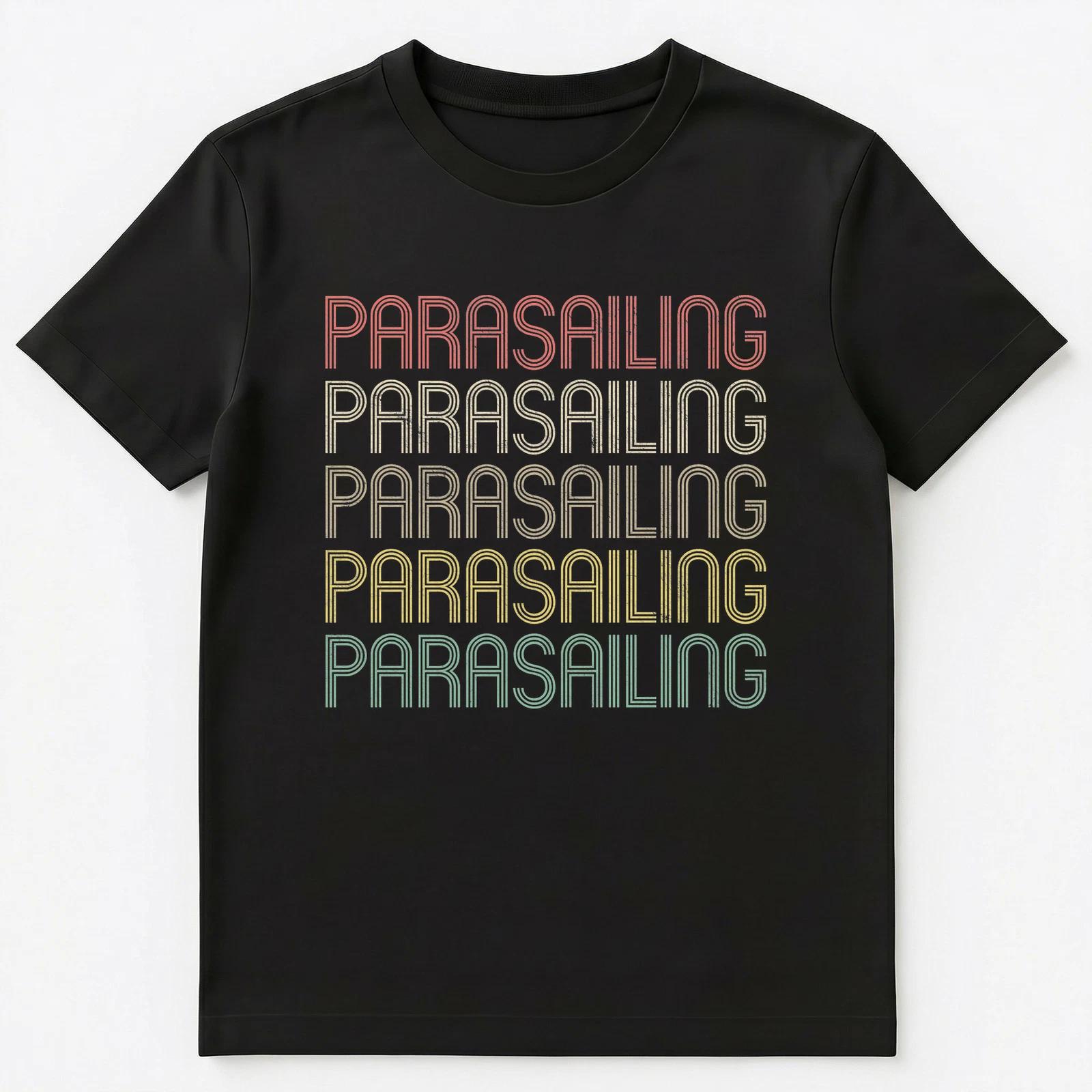 Retro Style Parasailing Unisex T-Shirt XL