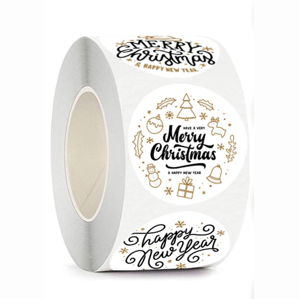 100-500Pcs High-Quality Merry High-Quality Christmas High-Quality Sticker High-Quality Christmas High-Quality Party High-Quality Decoration