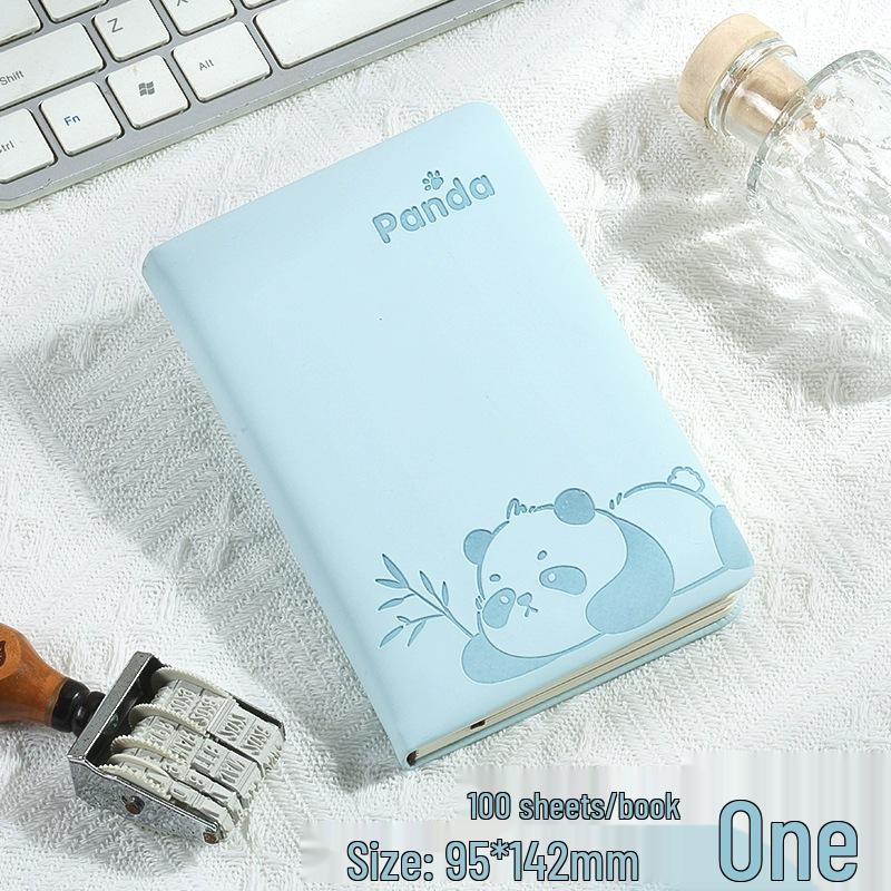 Panda Buckle Portable Pocket Notebook - Cute A6 Mini Size