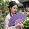 Mit Quasten Faltfächer Chinesischer Stil Handkurbelfächer Handgefertigter Fächer Party Hochzeit Zubehör