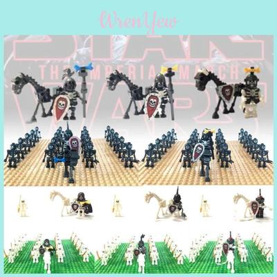 Miniature Skeleton Knight Compatible Building Block Figures For Kids Playing Fun