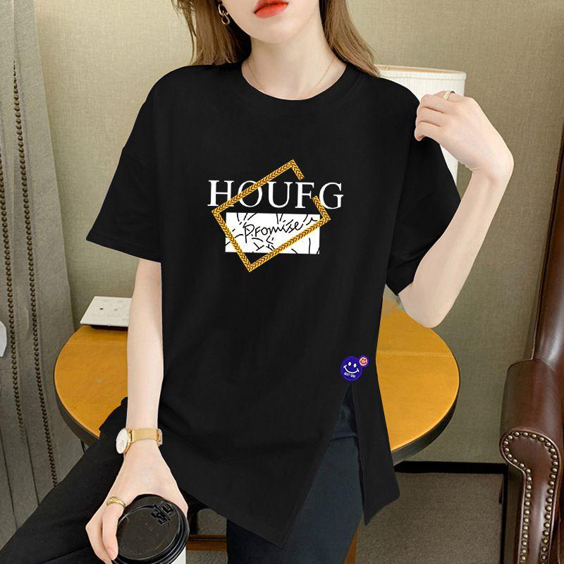 

Women s Pure Cotton Short Sleeve T-shirt - 2025 Summer Straight Shoulder, Round Neck, Versatile Belly Cover, Fashion Slimming Top L [100-115 Jin]