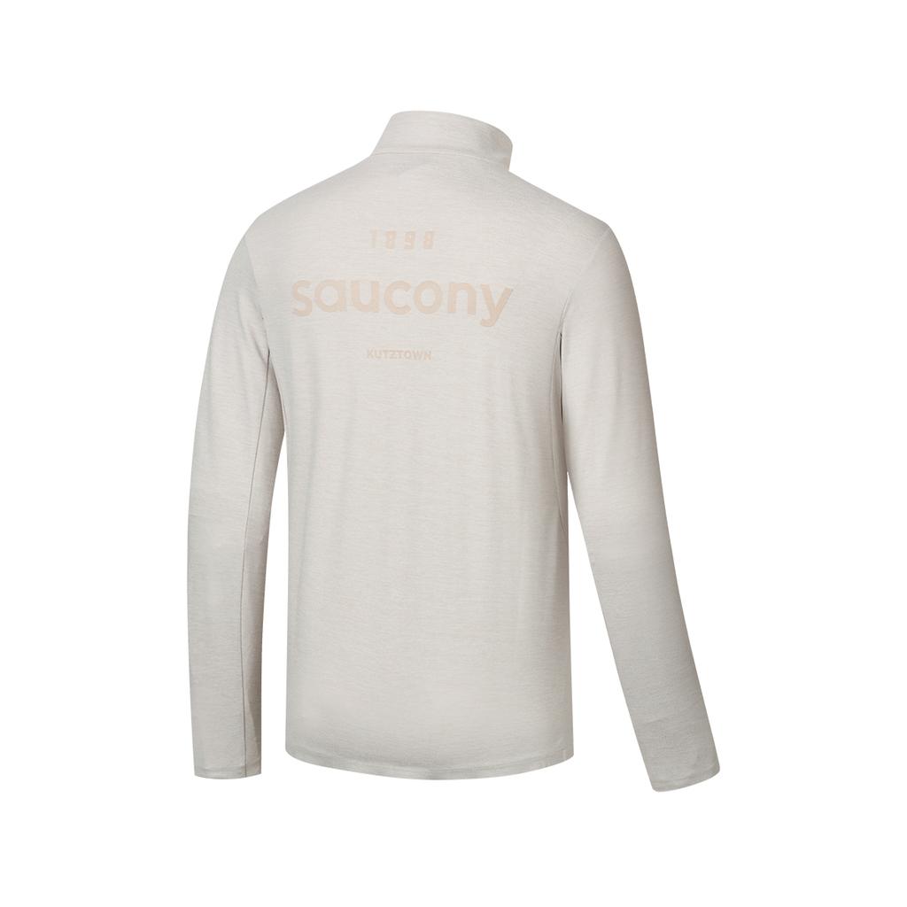 SAUCONY Urban Lifestyle Series Original Feather Universe Long Sleeve T-Shirt With Logo Men Tops SA2250HZ12L-GR138