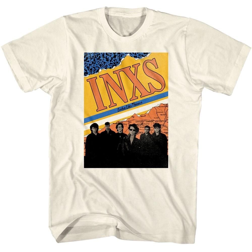INXS Listen Like Thieves Men T Shirt L