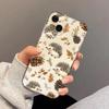 Autumn Cute Hedgehog Design Clear Phone Case For Samsung Galaxy S25 S24 Ultra S23 FE S22 Plus A16 A36 A56 A55 A54 A53 A35 Cover