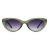 European and American Cross-Border Trendy Street Style Retro Artistic Acrylic Insert Sunglasses Modern Charm Ins Sunglasses 28062
