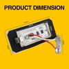 2PCS LED License Plate Lights Canbus For Mini Cooper R56 2007-2013 R57 2009-up R58 R59 11-up OEM:51132756227 Number Plate Lamps License Plate Lights