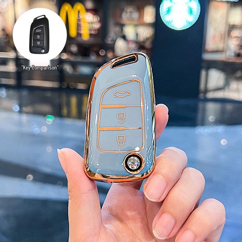 Stylish Key Case for Dongfeng Fengshen AX7, AX3, AX4, AX5, Fengdu MX5, A30 Car Models