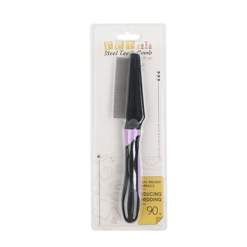 

Pet Grooming Comb for Dogs and Cats - Hair Removal and Shedding Tool 9171