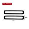 Gloss Black 2PCS 2015- Interior Door Air Outlet Vent Trim For Ford Mustang