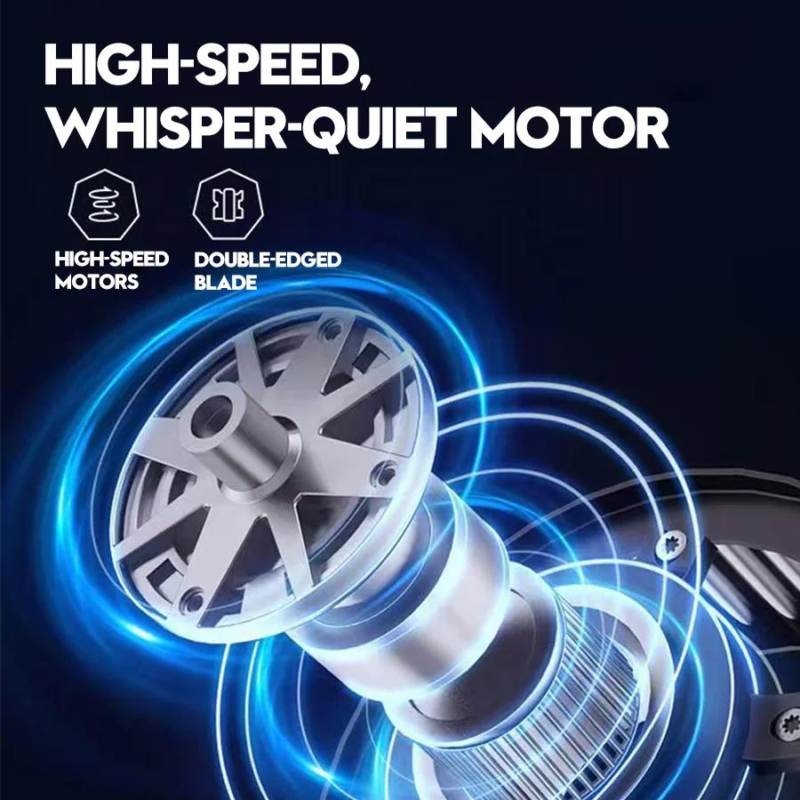 USB Rechargeable Electric Nose Ear Trimmer - 150mAh Li-Polymer Battery,Fast Charge,Compact & Portable Clipper for Men's Grooming