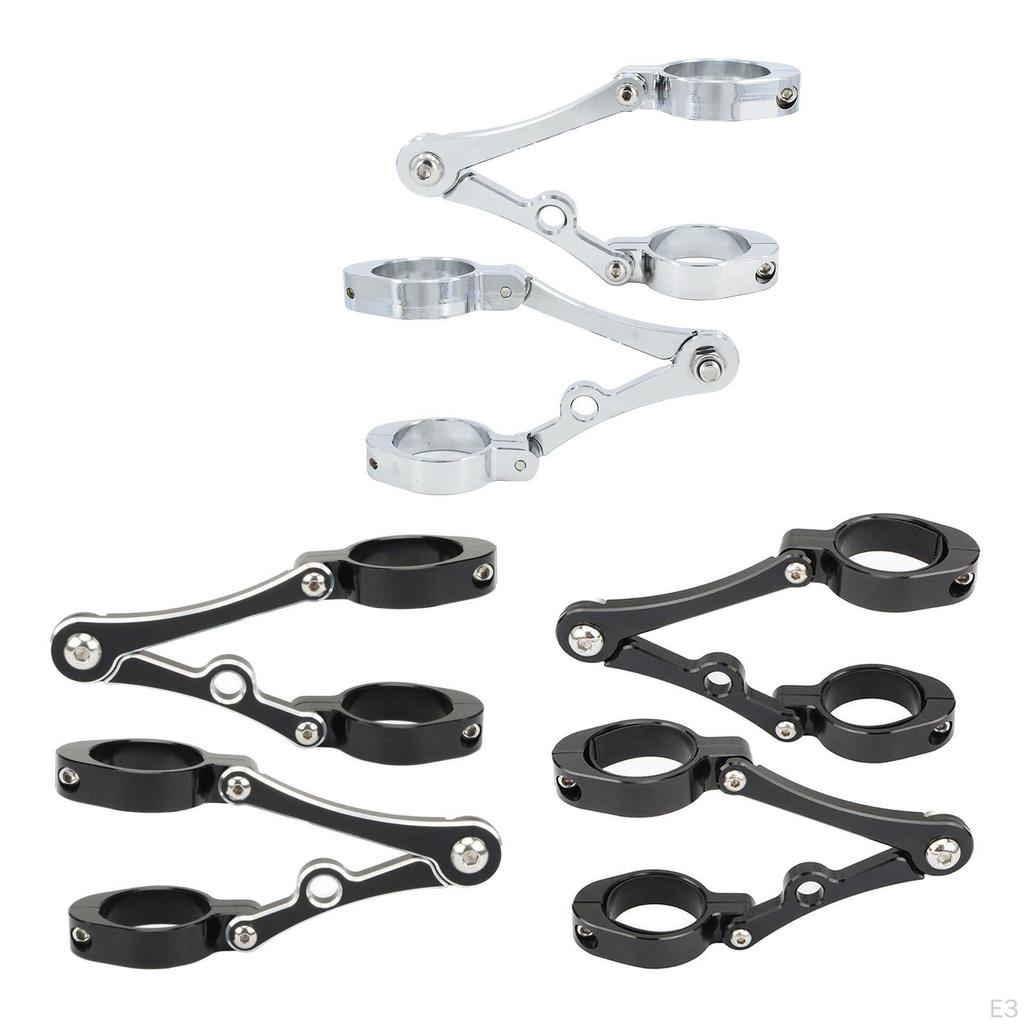 1 Motorbike Headlight Bracket Clamp 39-41mm Fork Tube Holder for