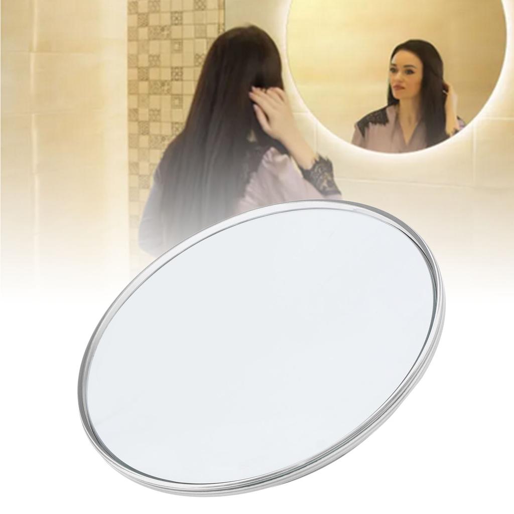 30X Vergrößerungsspiegel Einseitig 6 Zoll Vergrößerungsspiegel mit 3 Saugnäpfen Einseitiger Runder Spiegel für Reisen