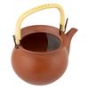 Tokoname Ware Satoyama Plain Earthenware 1150ml with a Refreshing Mesh Suitable for Green Roasted Green and Brown Rice Made In TK068 Teapot, Design,