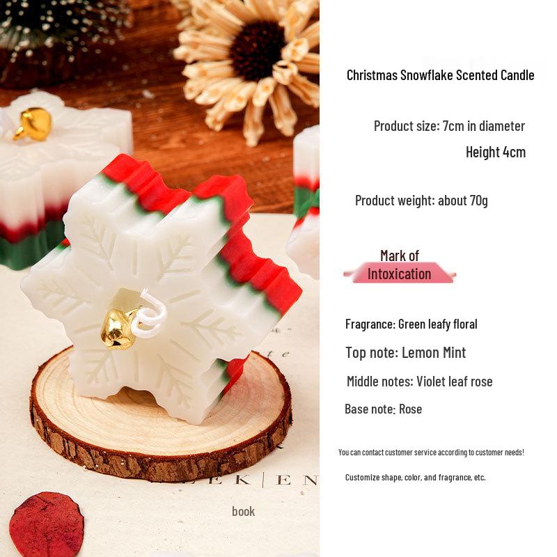 Christmas Tree-Shaped Scented Candle Ornament for Festive Decor
