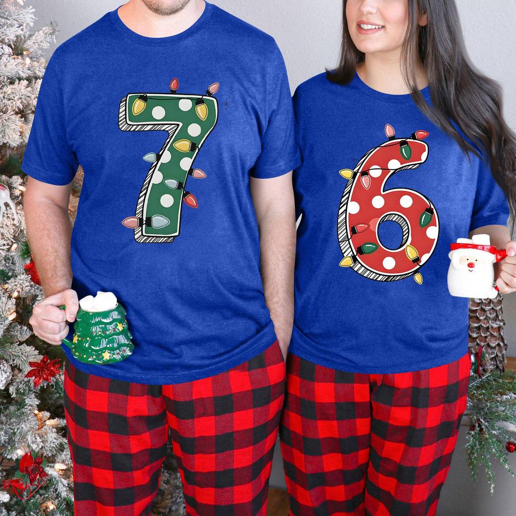 Camiseta de manga corta con cuello redondo y estampado de moda para mujer