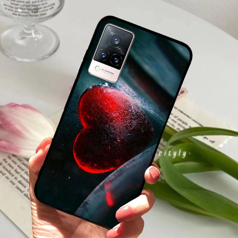 For vivo V21 5G 4G V21E Case Soft Silicone Phone TPU Coque Cover for Vivo V21E v21 V 21e 21 V2050 V2061 Protective Fundas Shell
