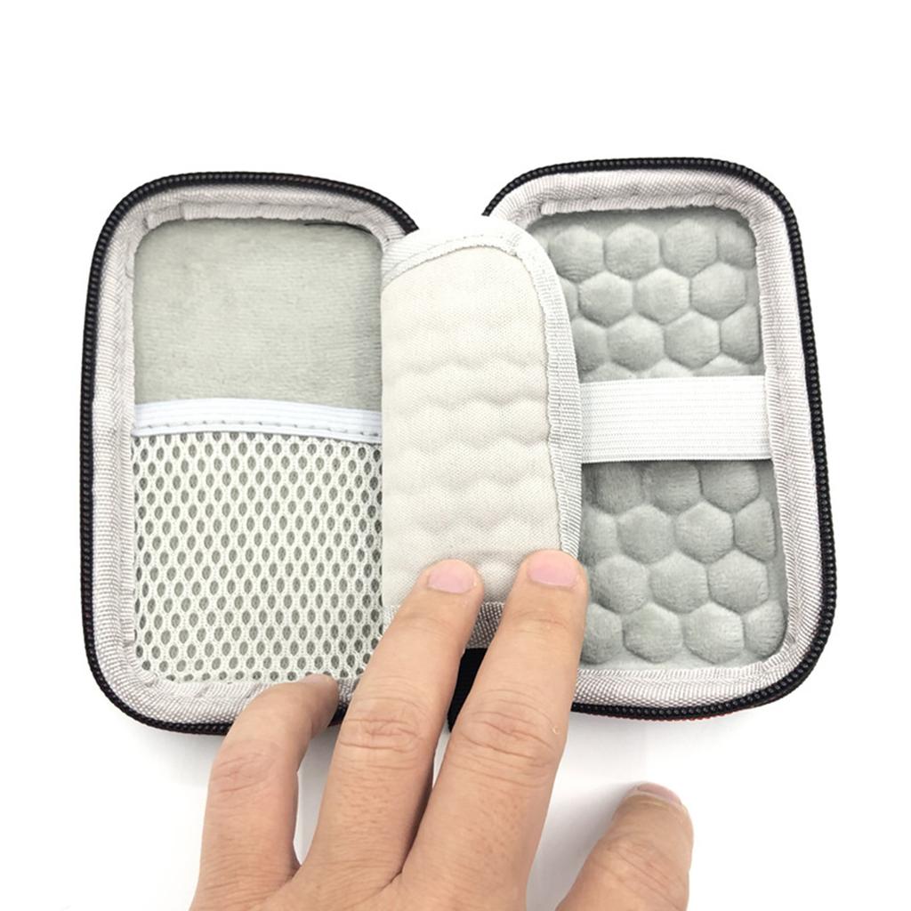 Hard Disk Bag Carrying Case- For Sandisk E81 Mobile Solid-state SSD Storage Bag Shockproof Anti-Shock EVA Bag