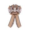 Large Size Christmas Tree Bowknot Double Layer Present Ribbon Knot Christmas Wreath Bow  Wedding